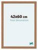 Como MDF Cornice 42x60cm Noce Chiaro Davanti Dimensione | Yourdecoration.it