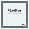Como MDF Cornice 45x45cm Ferro Spazzato Davanti Dimensione | Yourdecoration.it