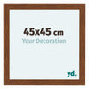 Como MDF Cornice 45x45cm Quercia Rustico Davanti Dimensione | Yourdecoration.it
