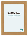 Como MDF Cornice 45x60cm Faggio Davanti Dimensione | Yourdecoration.it