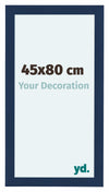 Como MDF Cornice 45x80cm Blu Scuro Spazzato Davanti Dimensione | Yourdecoration.it