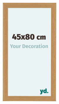 Como MDF Cornice 45x80cm Faggio Davanti Dimensione | Yourdecoration.it