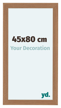 Como MDF Cornice 45x80cm Noce Chiaro Davanti Dimensione | Yourdecoration.it