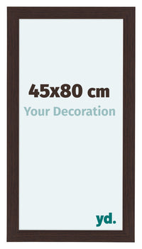 Como MDF Cornice 45x80cm Quercia Scura Davanti Dimensione | Yourdecoration.it
