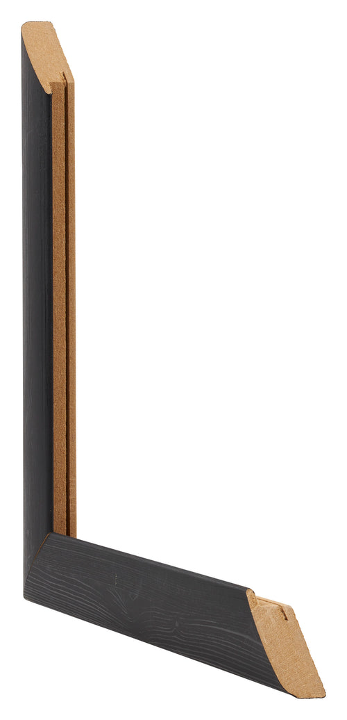 Como MDF Cornice 46x61cm Grana Di Legno Nero Intersezione | Yourdecoration.it
