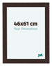 Como MDF Cornice 46x61cm Quercia Scura Davanti Dimensione | Yourdecoration.it