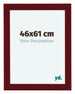 Como MDF Cornice 46x61cm Vino Rosso Spazzato Davanti Dimensione | Yourdecoration.it