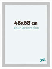 Como MDF Cornice 48x68cm Bianco Opaco Davanti Dimensione | Yourdecoration.it