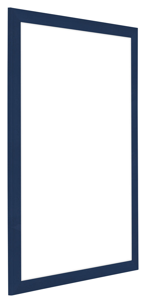 Como MDF Cornice 48x68cm Blu Scuro Spazzato Davanti Obliquo | Yourdecoration.it
