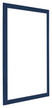 Como MDF Cornice 48x68cm Blu Scuro Spazzato Davanti Obliquo | Yourdecoration.it