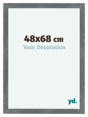 Como MDF Cornice 48x68cm Ferro Spazzato Davanti Dimensione | Yourdecoration.it