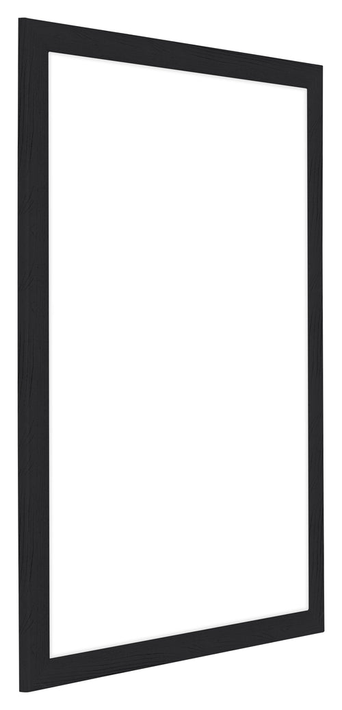 Como MDF Cornice 48x68cm Grana Di Legno Nero Davanti Obliquo | Yourdecoration.it