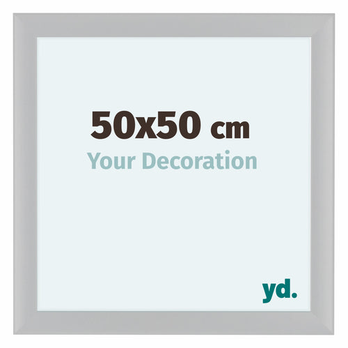 Como MDF Cornice 50x50cm Bianco Lucente Davanti Dimensione | Yourdecoration.it