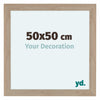 Como MDF Cornice 50x50cm Quercia Chiaro Davanti Dimensione | Yourdecoration.it