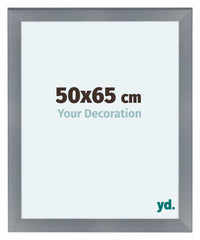Como MDF Cornice 50x65cm Alluminio Spazzolato Davanti Dimensione | Yourdecoration.it