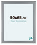 Como MDF Cornice 50x65cm Argento Opaco Davanti Dimensione | Yourdecoration.it