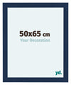 Como MDF Cornice 50x65cm Blu Scuro Spazzato Davanti Dimensione | Yourdecoration.it
