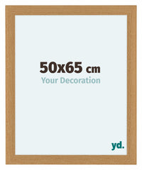 Como MDF Cornice 50x65cm Faggio Davanti Dimensione | Yourdecoration.it