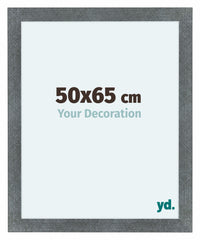Como MDF Cornice 50x65cm Ferro Spazzato Davanti Dimensione | Yourdecoration.it
