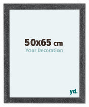 Como MDF Cornice 50x65cm Grigio Spazzato Davanti Dimensione | Yourdecoration.it