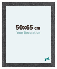 Como MDF Cornice 50x65cm Grigio Spazzato Davanti Dimensione | Yourdecoration.it