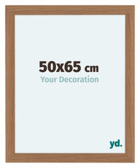Como MDF Cornice 50x65cm Noce Chiaro Davanti Dimensione | Yourdecoration.it