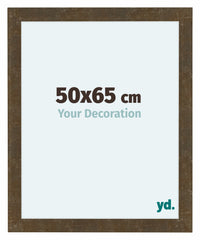 Como MDF Cornice 50x65cm Oro Antico Davanti Dimensione | Yourdecoration.it