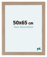 Como MDF Cornice 50x65cm Quercia Chiaro Davanti Dimensione | Yourdecoration.it