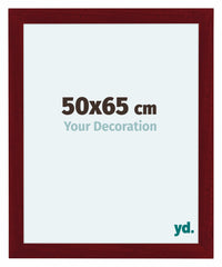 Como MDF Cornice 50x65cm Vino Rosso Spazzato Davanti Dimensione | Yourdecoration.it