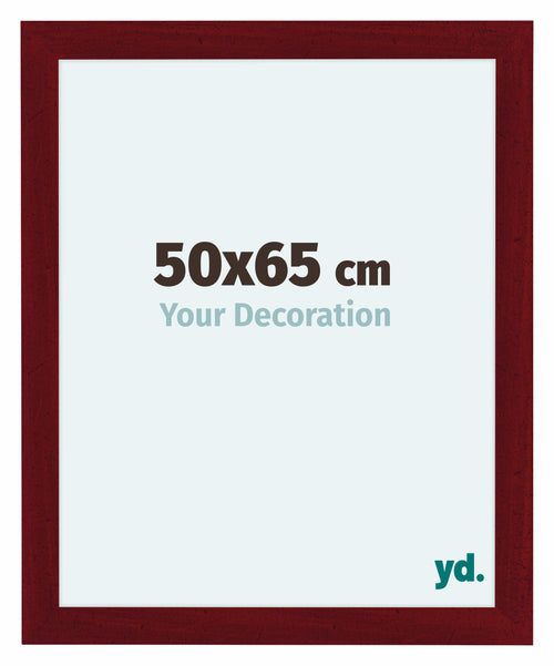 Como MDF Cornice 50x65cm Vino Rosso Spazzato Davanti Dimensione | Yourdecoration.it