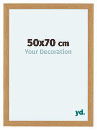 Como MDF Cornice 50x70cm Faggio Davanti Dimensione | Yourdecoration.it