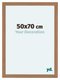 Como MDF Cornice 50x70cm Noce Chiaro Davanti Dimensione | Yourdecoration.it