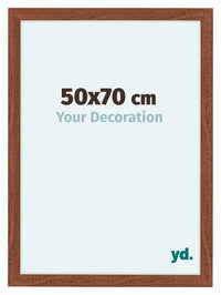 Como MDF Cornice 50x70cm Noce Davanti Dimensione | Yourdecoration.it