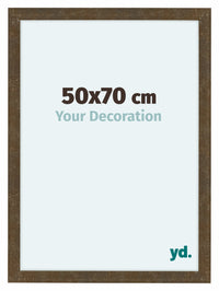 Como MDF Cornice 50x70cm Oro Antico Davanti Dimensione | Yourdecoration.it