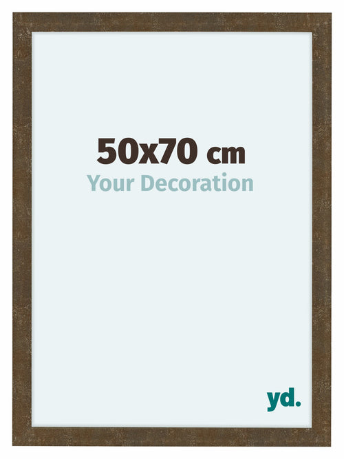 Como MDF Cornice 50x70cm Oro Antico Davanti Dimensione | Yourdecoration.it