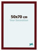 Como MDF Cornice 50x70cm Vino Rosso Spazzato Davanti Dimensione | Yourdecoration.it