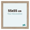 Como MDF Cornice 55x55cm Quercia Chiaro Davanti Dimensione | Yourdecoration.it