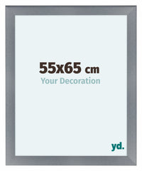 Como MDF Cornice 55x65cm Alluminio Spazzolato Davanti Dimensione | Yourdecoration.it
