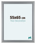 Como MDF Cornice 55x65cm Argento Opaco Davanti Dimensione | Yourdecoration.it