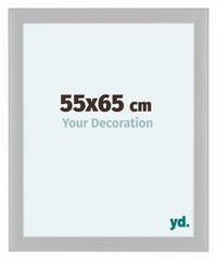 Como MDF Cornice 55x65cm Bianco Grana Di Legno Davanti Dimensione | Yourdecoration.it