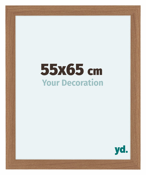 Como MDF Cornice 55x65cm Noce Chiaro Davanti Dimensione | Yourdecoration.it