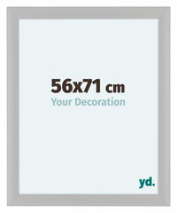 Como MDF Cornice 56x71cm Bianco Grana Di Legno Davanti Dimensione | Yourdecoration.it