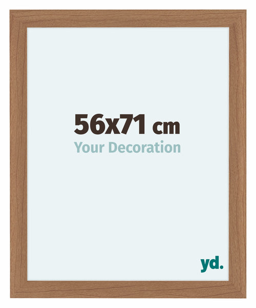 Como MDF Cornice 56x71cm Noce Chiaro Davanti Dimensione | Yourdecoration.it