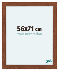Como MDF Cornice 56x71cm Noce Davanti Dimensione | Yourdecoration.it