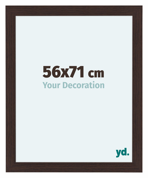 Como MDF Cornice 56x71cm Quercia Scura Davanti Dimensione | Yourdecoration.it