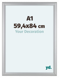 Como MDF Cornice 59 4x84cm A1 Argento Opaco Davanti Dimensione | Yourdecoration.it