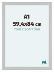 Como MDF Cornice 59 4x84cm A1 Bianco Opaco Davanti Dimensione | Yourdecoration.it