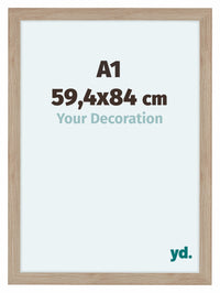Como MDF Cornice 59 4x84cm A1 Quercia Chiaro Davanti Dimensione | Yourdecoration.it