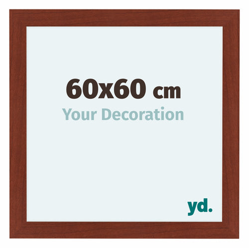 Como MDF Cornice 60x60cm Ciliegie Davanti Dimensione | Yourdecoration.it