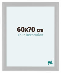 Como MDF Cornice 60x70cm Bianco Opaco Davanti Dimensione | Yourdecoration.it